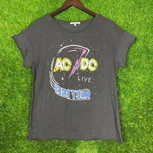 AC/DC 1981 Rock Tour Vintage Style Rock T-shirt for women size Small